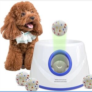 Automatic Dog Ball Launcher 3 Speeds Rechargeable Small/Medium Dogs